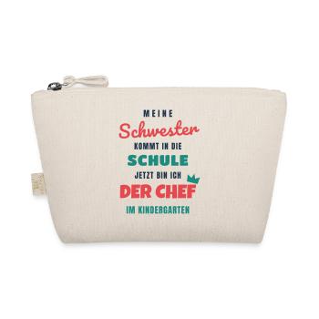 Chef im Kindergarten Schwester kommt in die Schule - Bio-Täschchen - Natur - Vorne