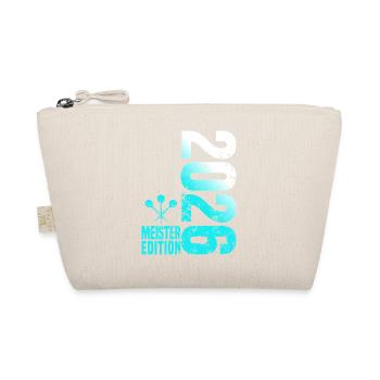 Champion de fléchettes 2026, maillot Kreisliga blanc cyan - Trousse biologique - nature - Devant
