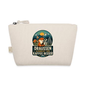 Le café est meilleur dehors – Camping-Fuchs - Trousse biologique - nature - Devant