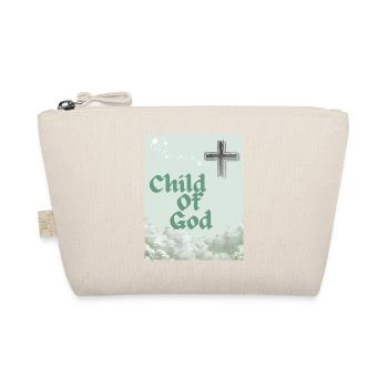 Kind Gottes Kreuz Wolkenkunst - Bio-Täschchen - Natur - Vorne