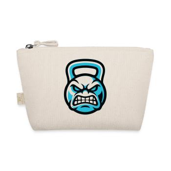 Kettlebell Devil Graphic - Organic Pouch - nature - Front