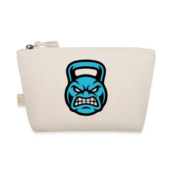 Kettlebell Face Logo - Trousse biologique - nature - Devant