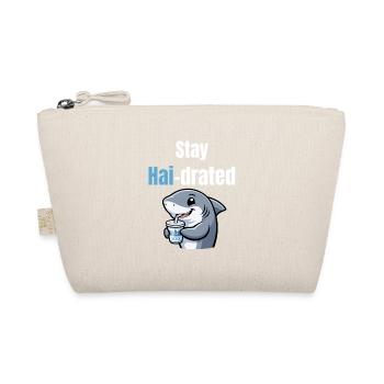 Drated aux requins | Requin de dessin animé drôle avec de l’alcool - Trousse biologique - nature - Devant