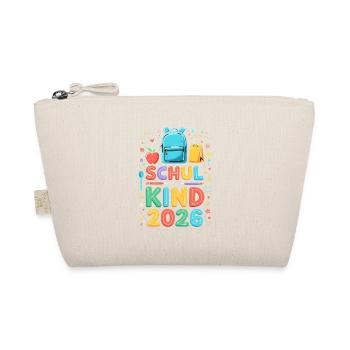 School Child 2026 School Enrollment 2026 Back to School - Organic Pouch - nature - Front