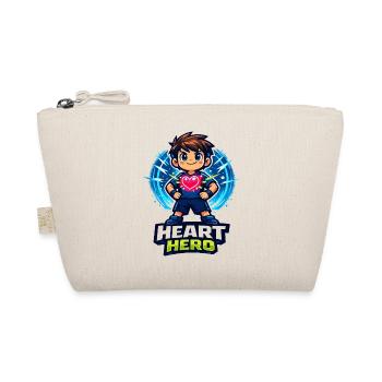 Heroine or heroine of all hearts - Organic Pouch - nature - Front