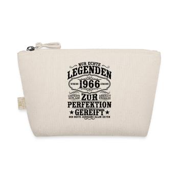 1966 Jahrgang Vintage Geburtstag Geschenk Retro - Bio-Täschchen - Natur - Vorne