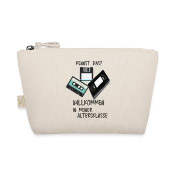 Retro Tech Humor Altersklasse - Bio-Täschchen - Natur - Vorne