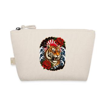 Tiger im japanischen Irezumi Tattoo Stil - Bio-Täschchen - Natur - Vorne