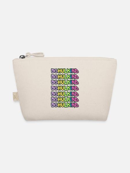 Cool lettering for schoolchild design - Organic Pouch - nature
