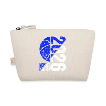 Basketball Meister Edition 2026 in Blau Weiss - Bio-Täschchen - Natur - Vorne