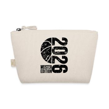 Basketball Meister Edition 2026 in schwarz - Bio-Täschchen - Natur - Vorne