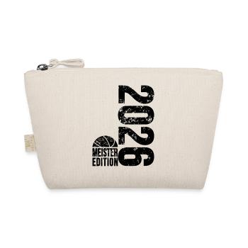 Basketball Meister Edition 2026 in schwarz  - Bio-Täschchen - Natur - Vorne
