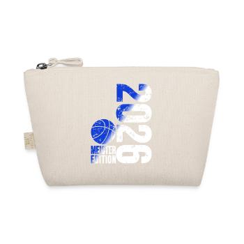 Basketball Master Shirt 2026, blue white - Organic Pouch - nature - Front