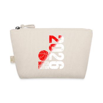 Basketball Master Shirt 2026, red white - Organic Pouch - nature - Front