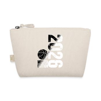 Basketball Master Shirt 2026, black and white - Organic Pouch - nature - Front