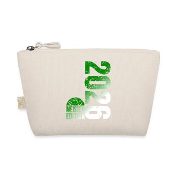 Basketball Champion Shirt 2026, green white - Organic Pouch - nature - Front