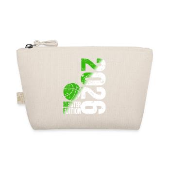 Basketball Champion Shirt 2026, green white - Organic Pouch - nature - Front