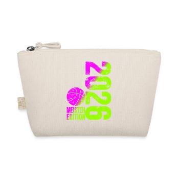 Basketball Champion Shirt 2026, lime Pink - Organic Pouch - nature - Front
