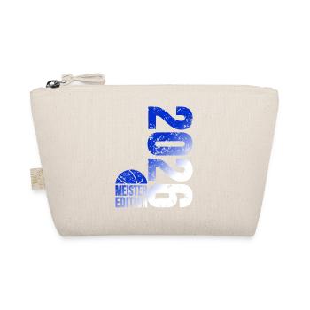Basketball Master Shirt 2026, blue white - Organic Pouch - nature - Front