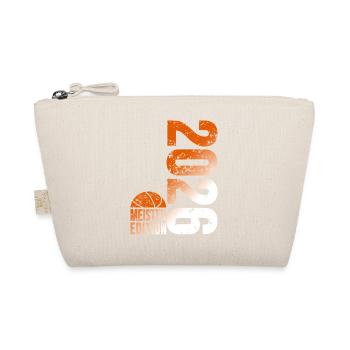 Basketball Champion Shirt 2026, Orange White - Organic Pouch - nature - Front