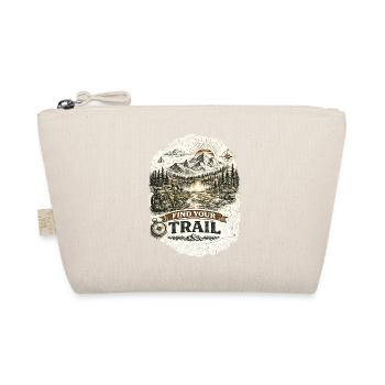 Find Your Trail | Hiking Design - Bio-Täschchen - Natur - Vorne
