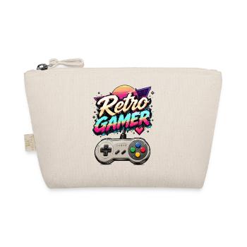 Retro Gamer Neon - Organic Pouch - nature - Front