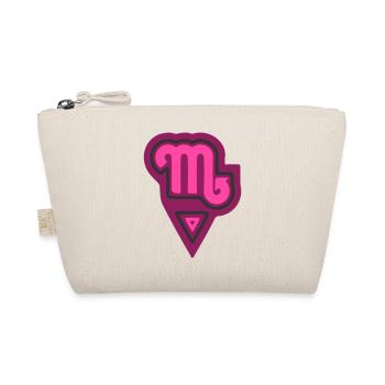Zodiac Tribal Scorpio and Water - Organic Pouch - nature - Front