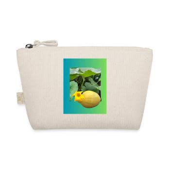 Yellow zucchini with blossom - Organic Pouch - nature - Front