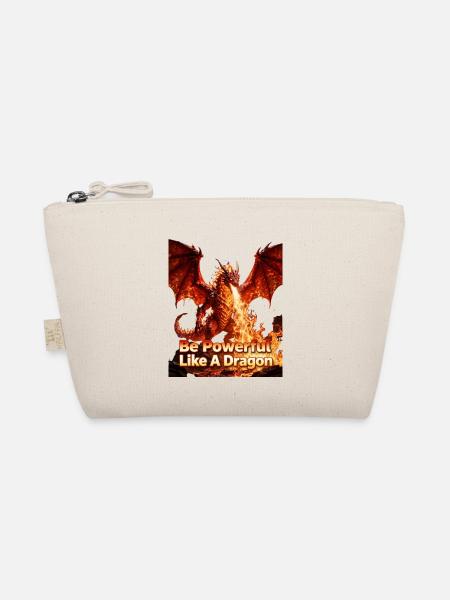 Be as powerful as a dragon - Organic Pouch - nature