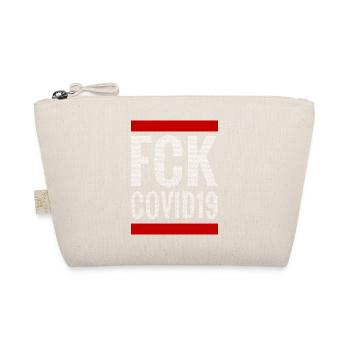 FCK COVID19 (blanc) - Trousse biologique - nature - Devant