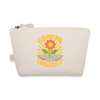 Growing Through It Flower - Organic Pouch - nature - Front