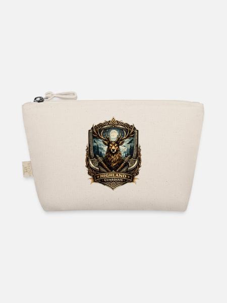 Highland Guardian Deer Crest - Organic Pouch - nature