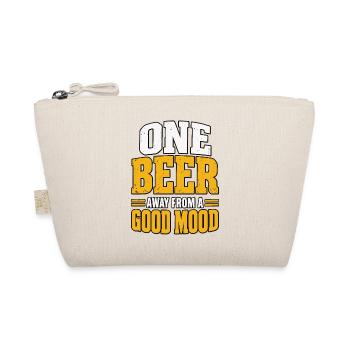 Beer Gift Beer Lover Hops Beer Glass - Organic Pouch - nature - Front