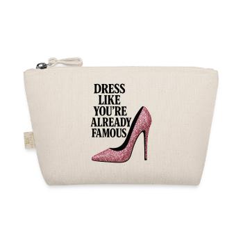 Dress like you're already famous - Rosa Heel - Bio-Täschchen - Natur - Vorne