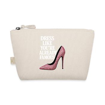 Dress like you're already famous - Pink Heel - Organic Pouch - nature - Front