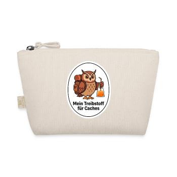 Geocaching Sticker Eule Thai Tea Treibstoff - Bio-Täschchen - Natur - Vorne