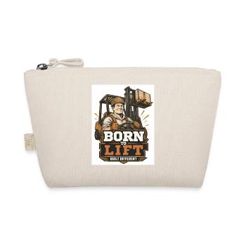 Born to Lift wurde anders gebaut - Bio-Täschchen - Natur - Vorne