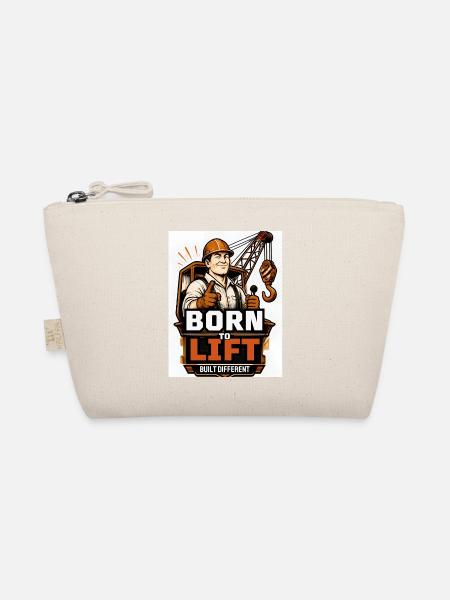 Born to Lift: Kraftsteiger - Bio-Täschchen - Natur
