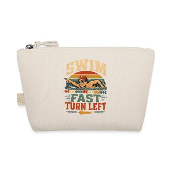  Schwimmer schwimmen Sports-Schwimmer Vintage - Bio-Täschchen - Natur - Vorne