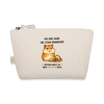 Süßer Hamster - Bio-Täschchen - Natur - Vorne