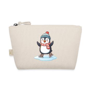 Eistanz-Pinguin-Charme - Bio-Täschchen - Natur - Vorne