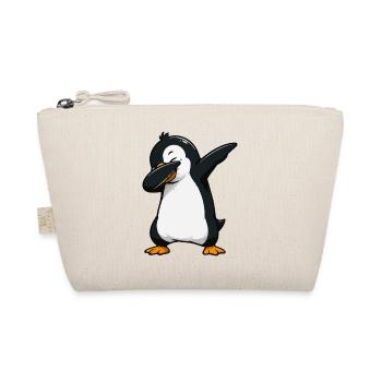 Dab-Pinguin Illustration - Bio-Täschchen - Natur - Vorne