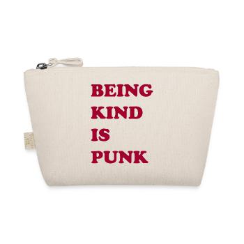 Freundlich zu sein ist Punk - Bio-Täschchen - Natur - Vorne