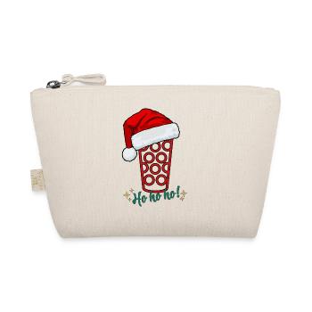 Ho Ho Ho – Pfälzer Nikolaus Dubbeglas - Bio-Täschchen - Natur - Vorne