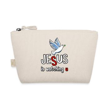 Jesus is watching u - Bio-Täschchen - Natur - Vorne