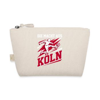 Köln Fußball Spieler - Kicker Fan Motiv - Bio-Täschchen - Natur - Vorne