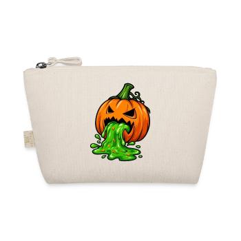 Giftiger Halloween Kürbis - Bio-Täschchen - Natur - Vorne