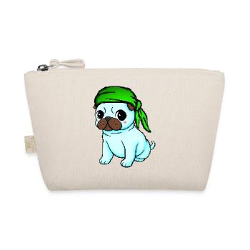 Bandana Mops - Bio-Täschchen - Natur - Vorne