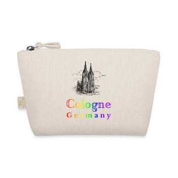 Kölner Dom Regenbogen - Bio-Täschchen - Natur - Vorne