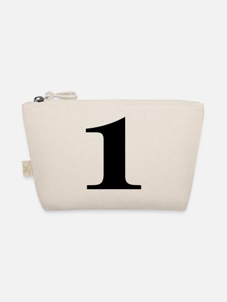 Zahl 1 - Organic Pouch - nature - Front